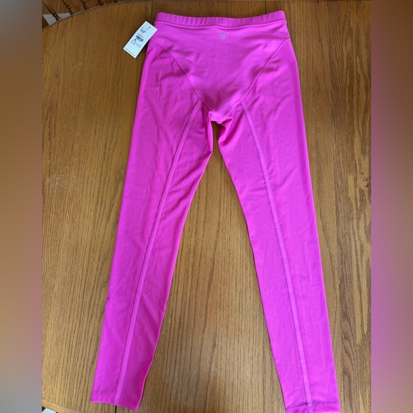 Peloton X Brittany Allen Women’s Solid Pink Sheer Mesh Panty Legging, Medium - Picture 7 of 14